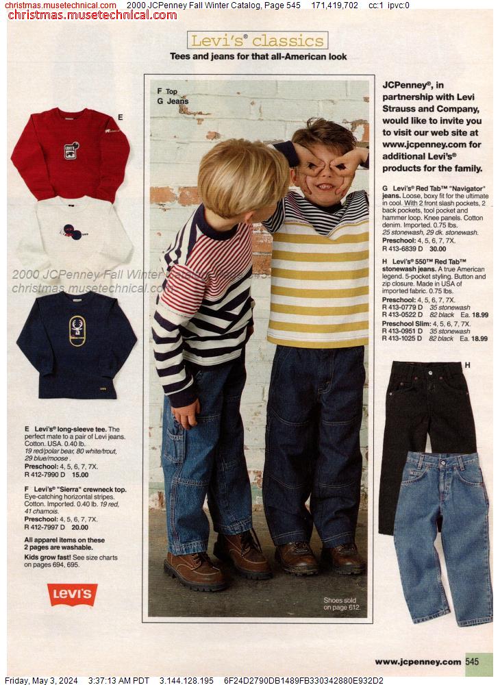 2000 JCPenney Fall Winter Catalog, Page 545