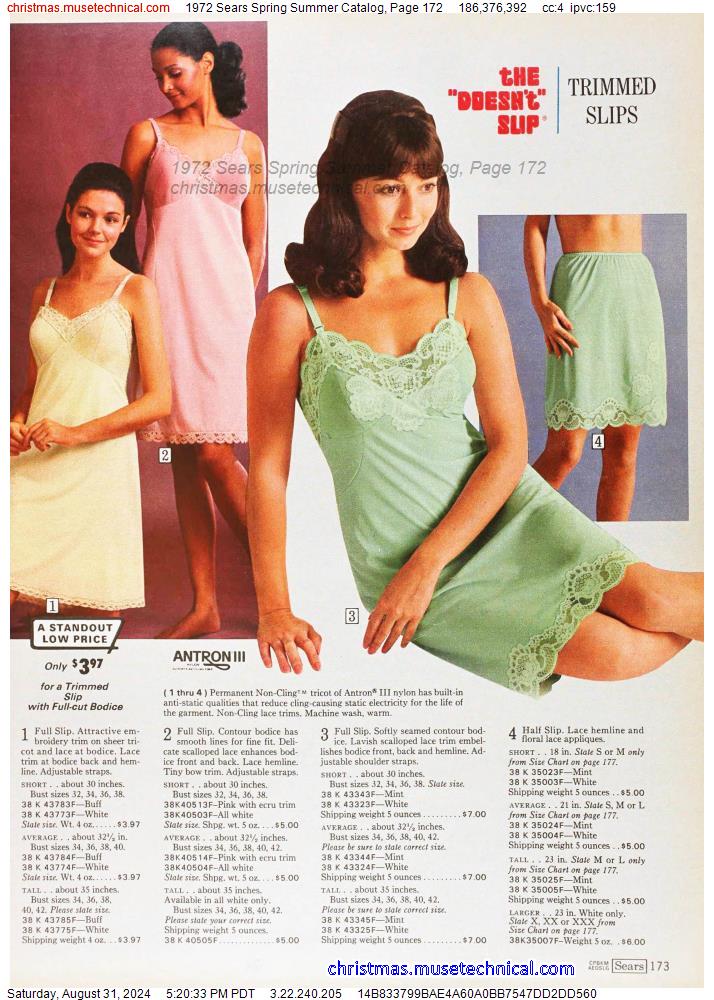 1972 Sears Spring Summer Catalog, Page 172