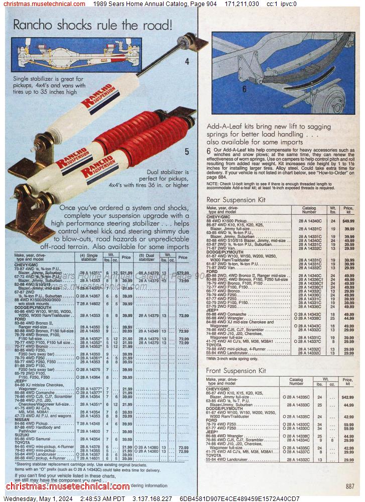 1989 Sears Home Annual Catalog, Page 904