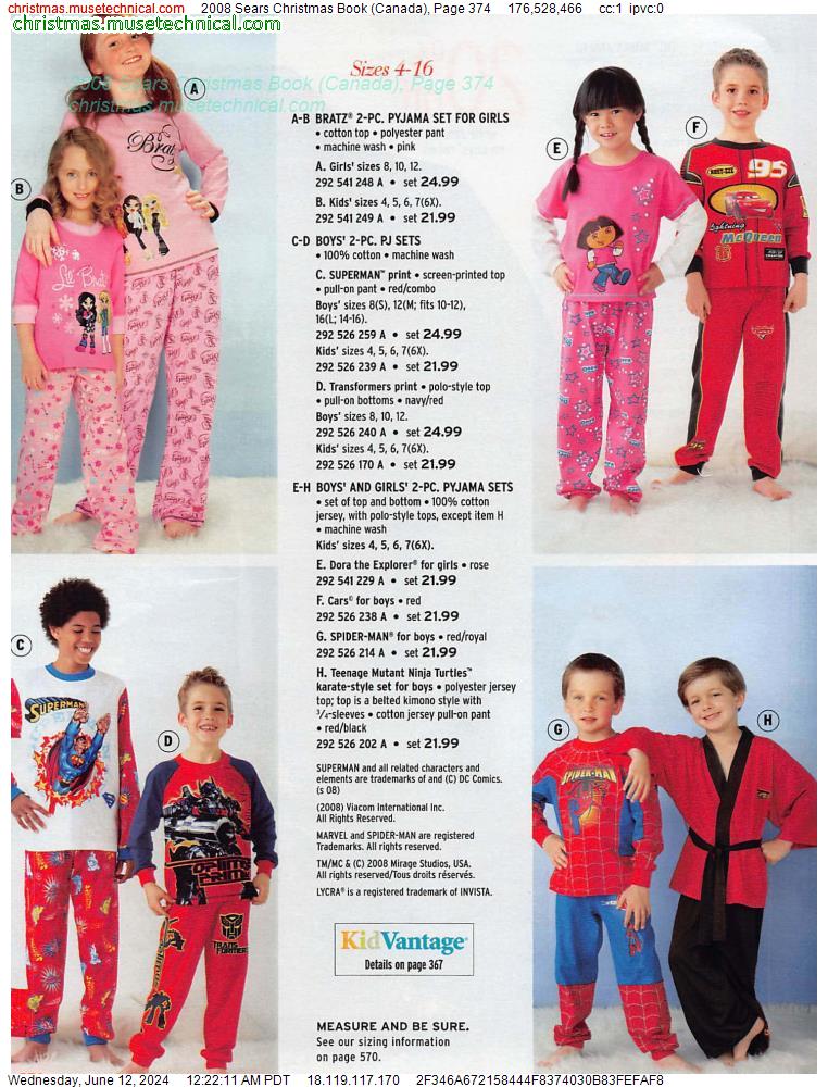 2008 Sears Christmas Book (Canada), Page 374