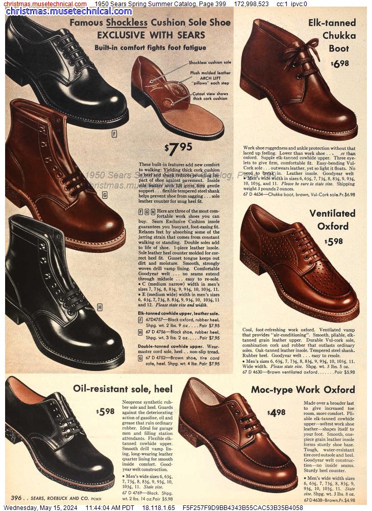 1950 Sears Spring Summer Catalog, Page 399