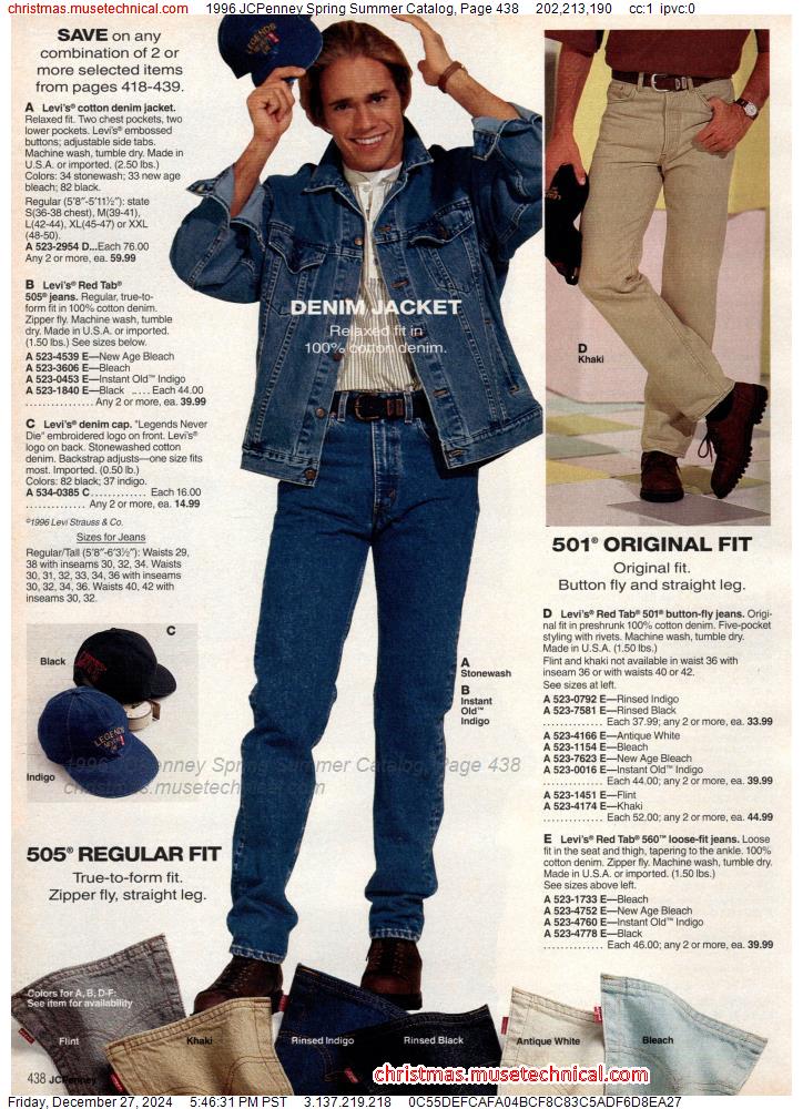 1996 JCPenney Spring Summer Catalog, Page 438