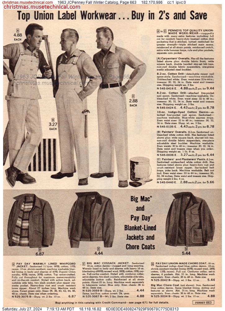 1963 JCPenney Fall Winter Catalog, Page 663