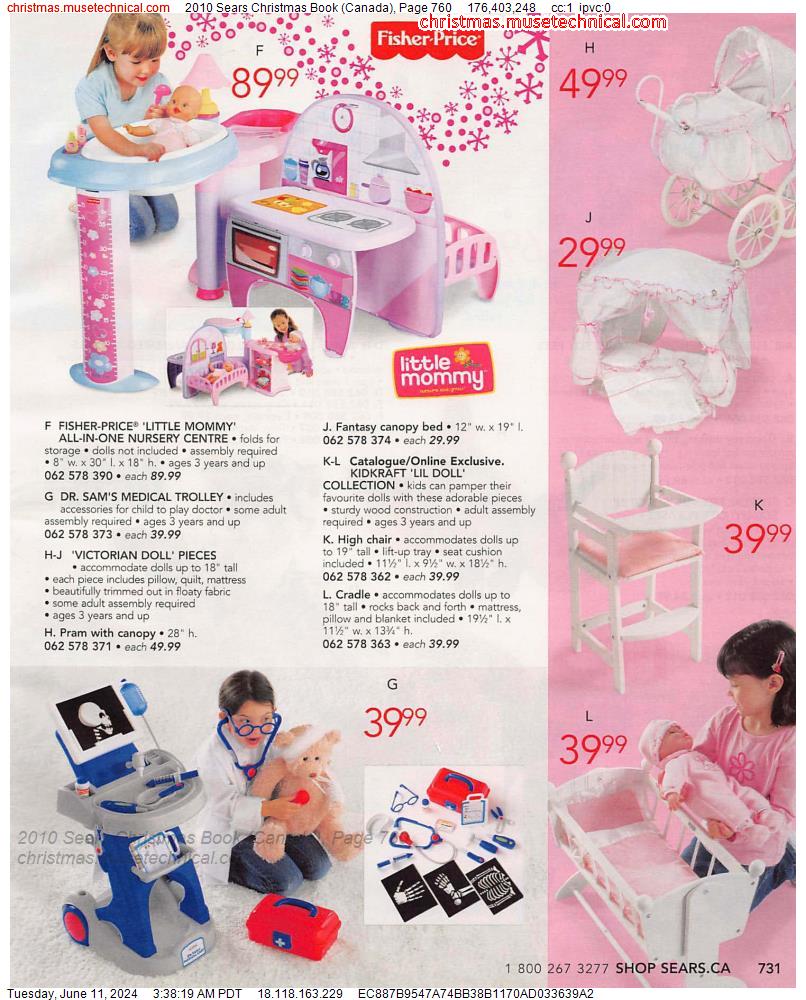 2010 Sears Christmas Book (Canada), Page 760