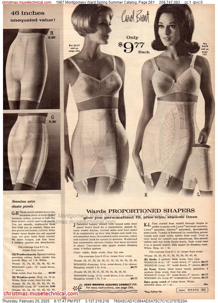 1967 Montgomery Ward Spring Summer Catalog, Page 261