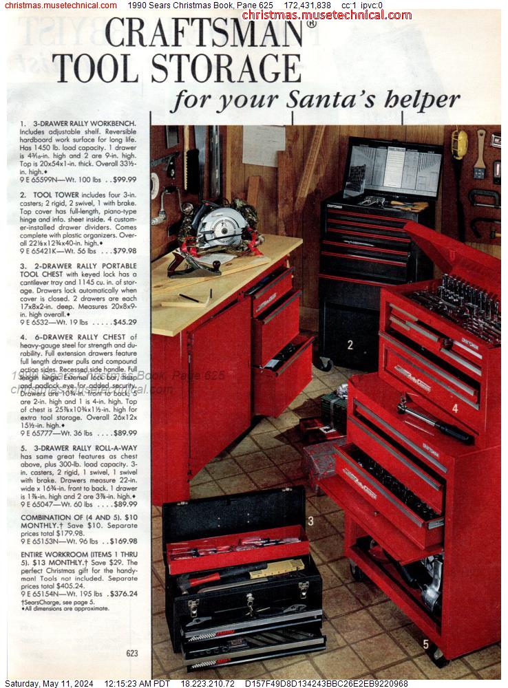 1990 Sears Christmas Book, Page 625