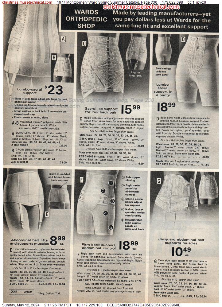 1977 Montgomery Ward Spring Summer Catalog, Page 230