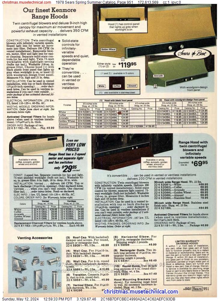 1978 Sears Spring Summer Catalog, Page 951