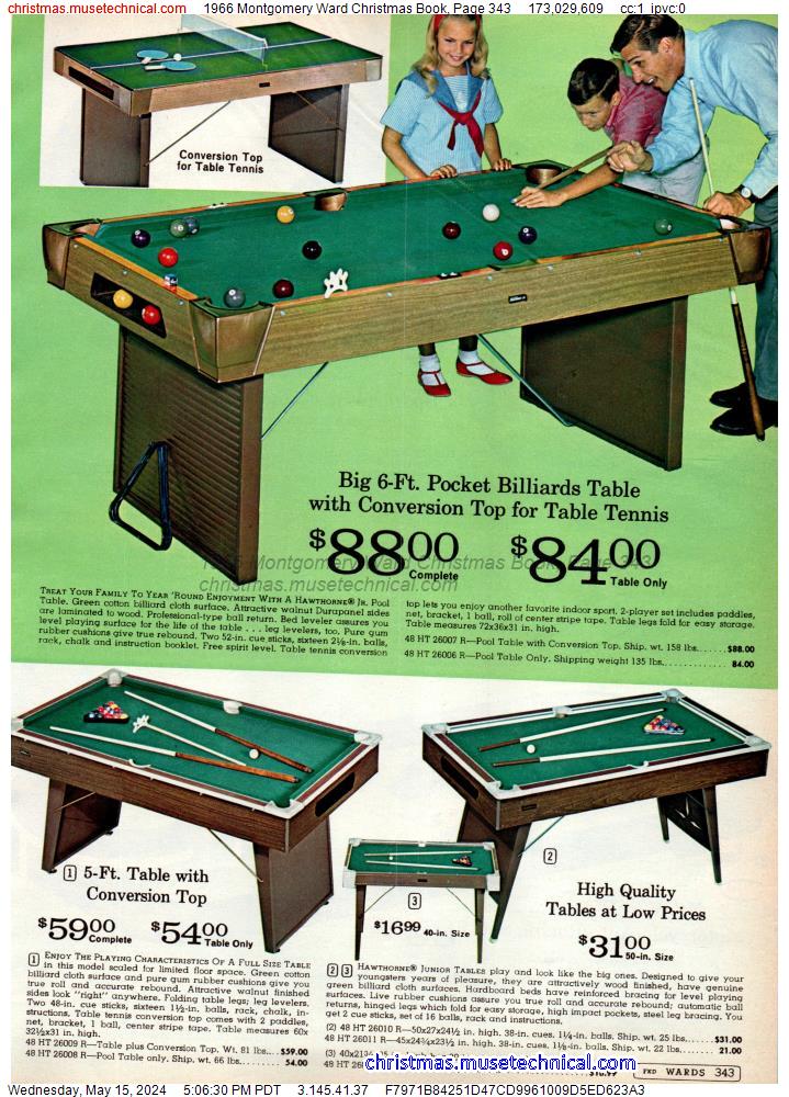 1966 Montgomery Ward Christmas Book, Page 343