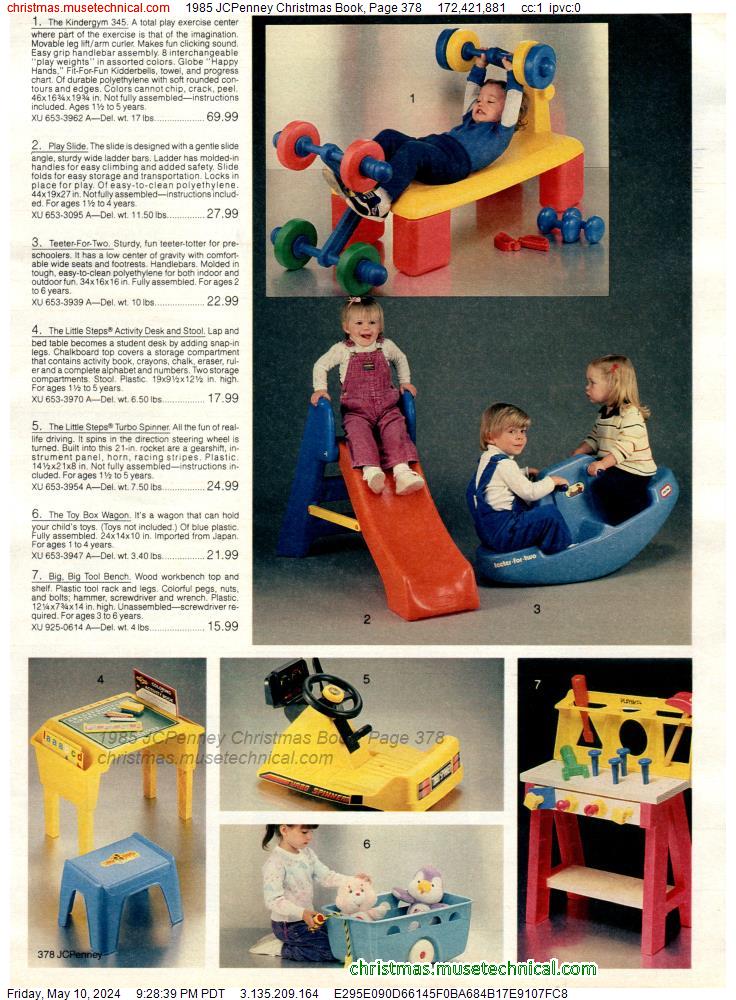1985 JCPenney Christmas Book, Page 378