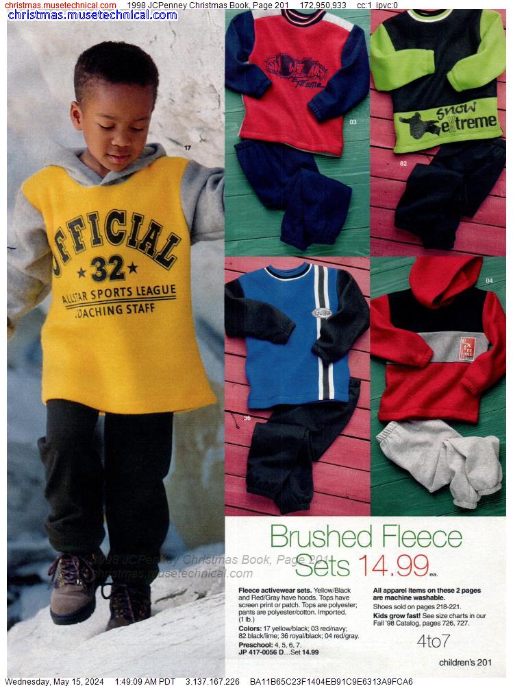 1998 JCPenney Christmas Book, Page 201