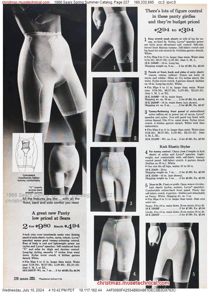 1966 Sears Spring Summer Catalog, Page 227
