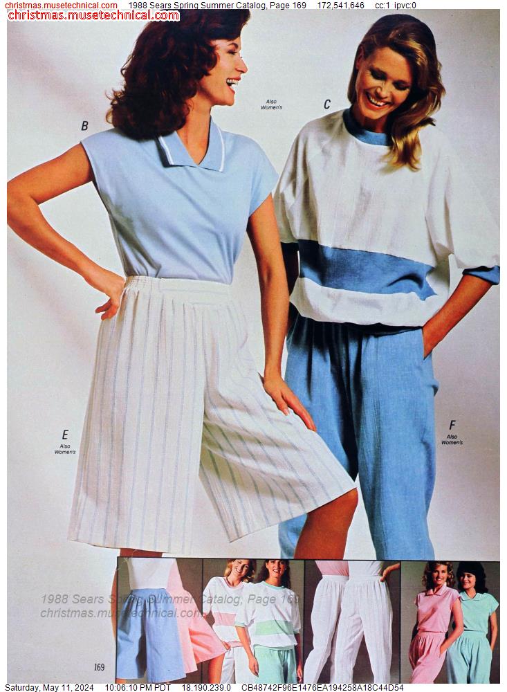 1988 Sears Spring Summer Catalog, Page 169