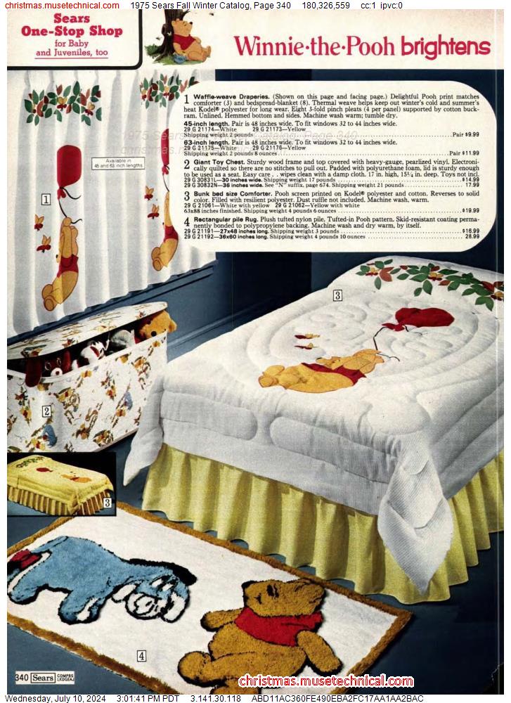 1975 Sears Fall Winter Catalog, Page 340