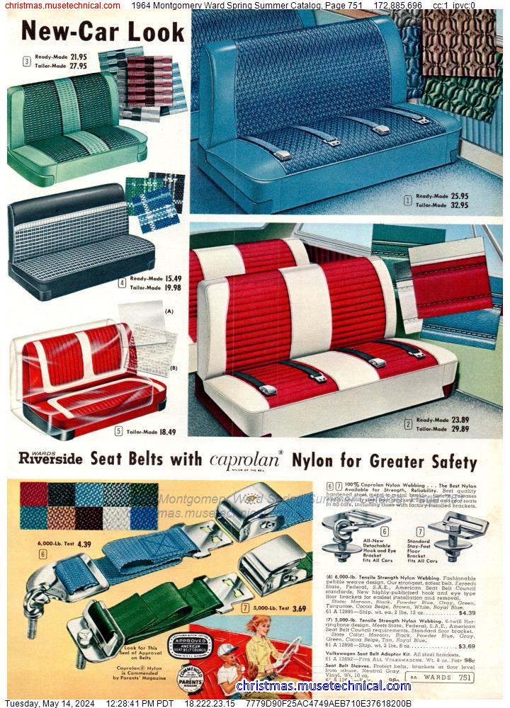 1964 Montgomery Ward Spring Summer Catalog, Page 751
