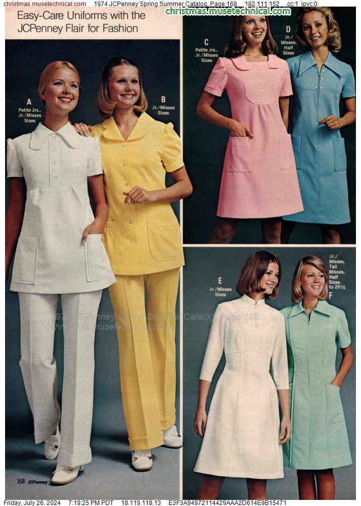 1974 JCPenney Spring Summer Catalog, Page 168