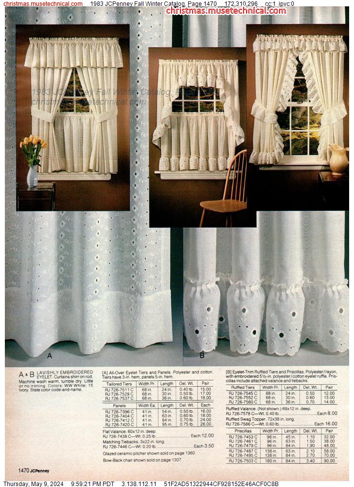 1983 JCPenney Fall Winter Catalog, Page 1470