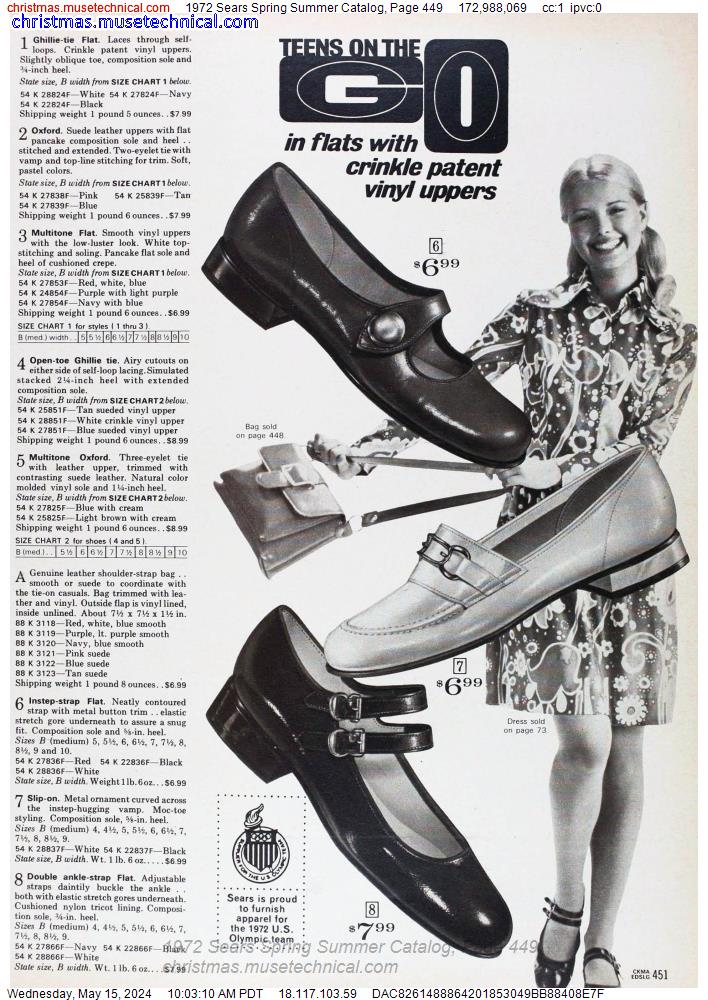 1972 Sears Spring Summer Catalog, Page 449