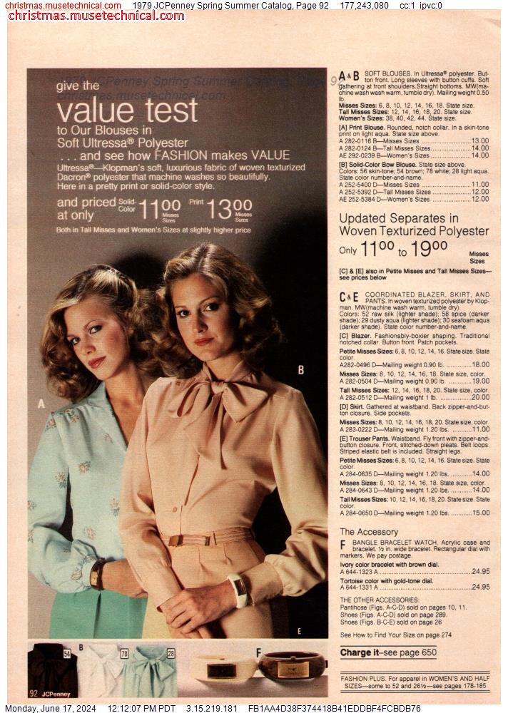 1979 JCPenney Spring Summer Catalog, Page 92