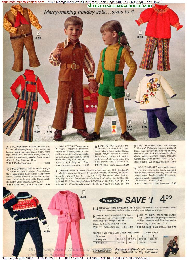 1971 Montgomery Ward Christmas Book, Page 148