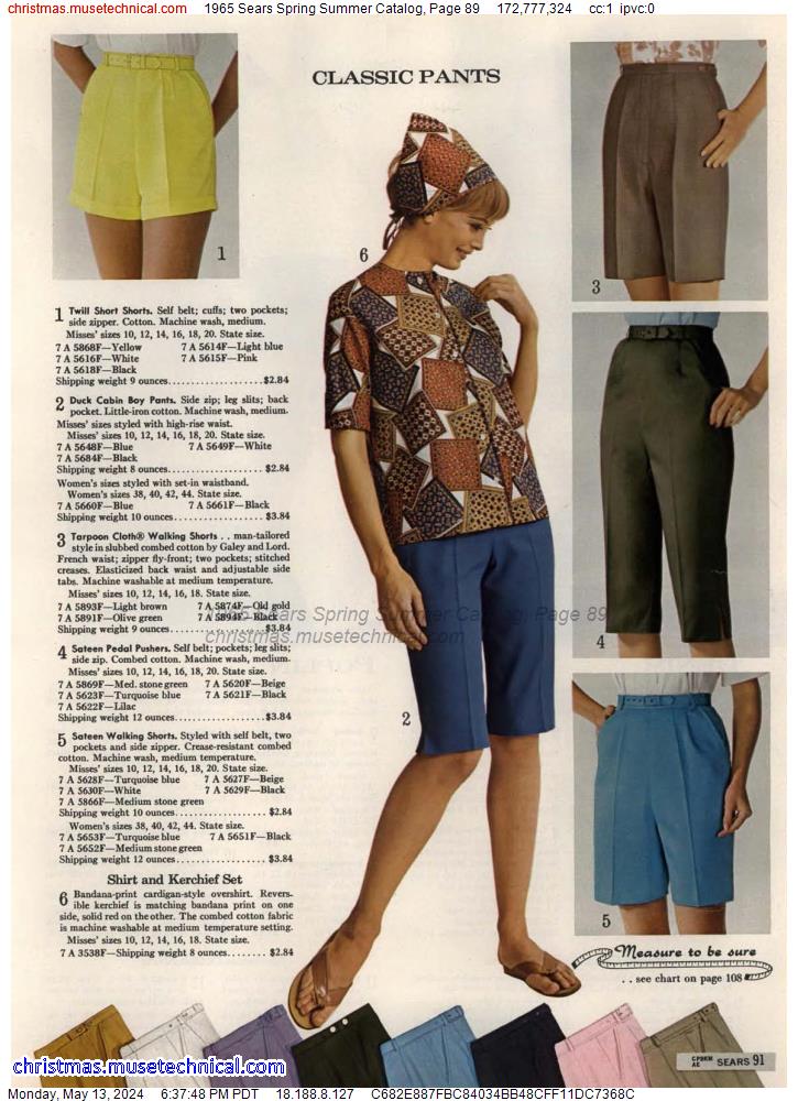 1965 Sears Spring Summer Catalog, Page 89