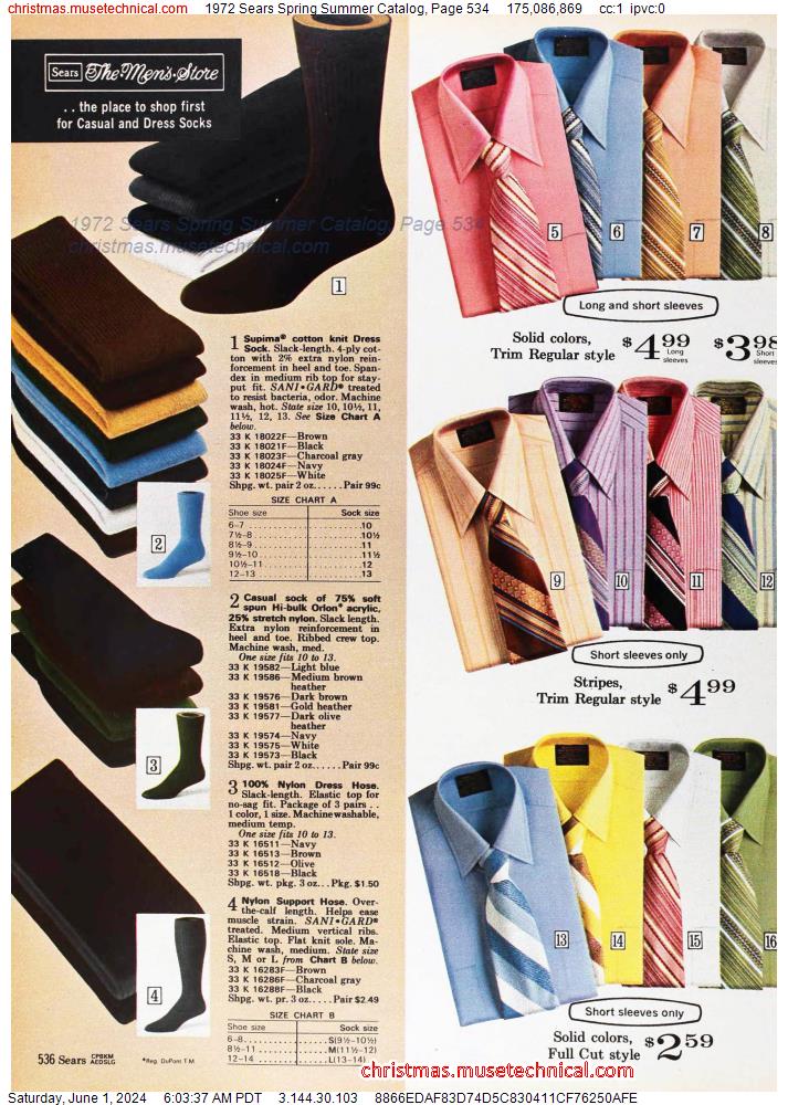 1972 Sears Spring Summer Catalog, Page 534