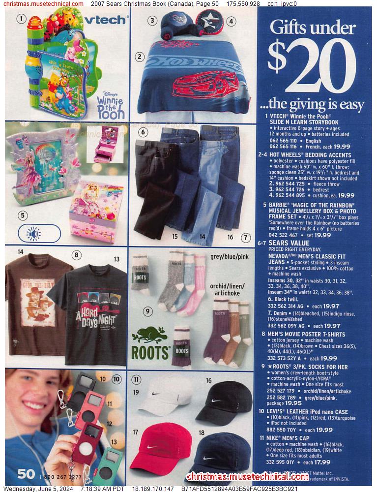 2007 Sears Christmas Book (Canada), Page 50