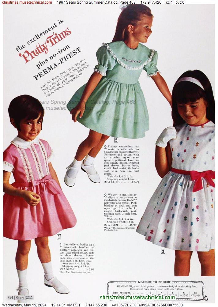1967 Sears Spring Summer Catalog, Page 468