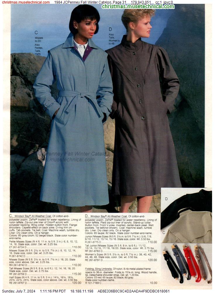 1984 JCPenney Fall Winter Catalog, Page 31