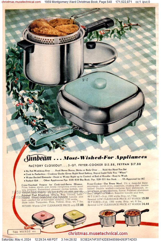 1959 Montgomery Ward Christmas Book, Page 548
