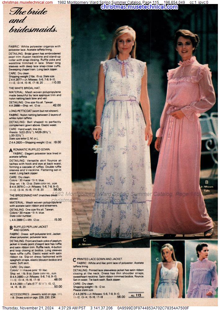 1982 Montgomery Ward Spring Summer Catalog, Page 115