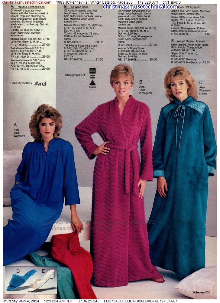 1983 JCPenney Fall Winter Catalog, Page 265