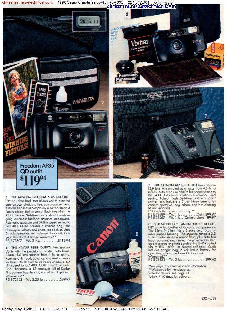 1990 Sears Christmas Book, Page 635