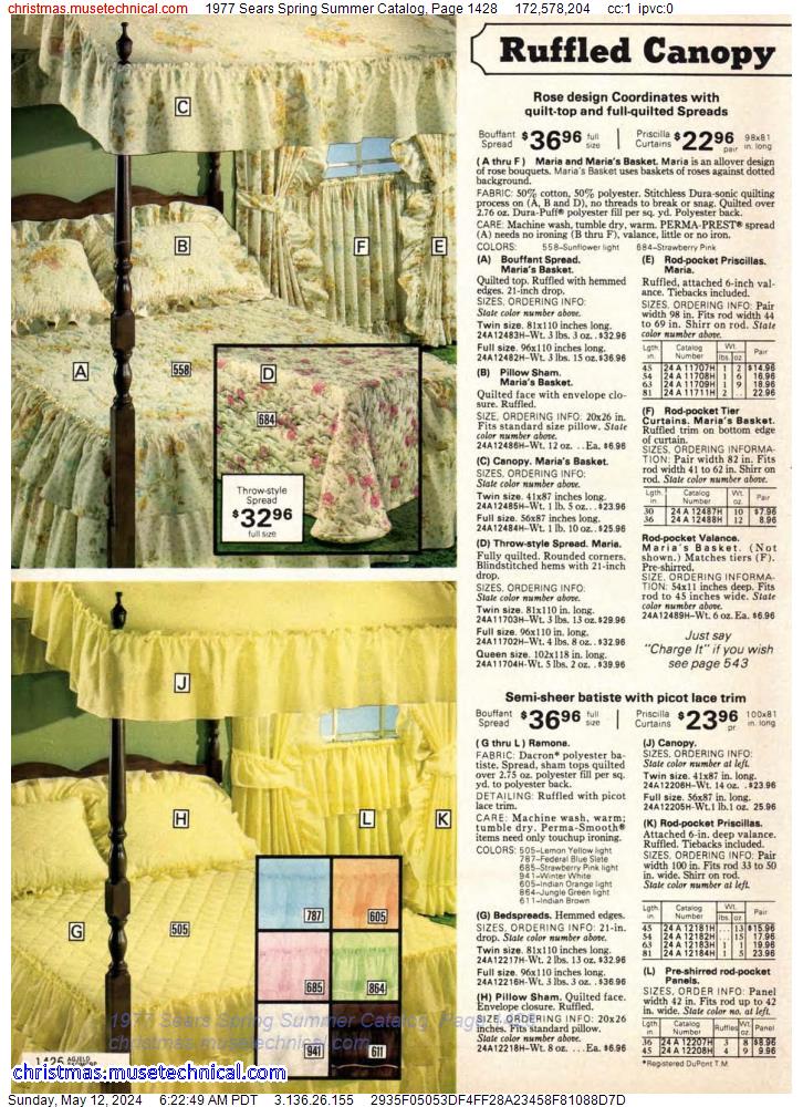 1977 Sears Spring Summer Catalog, Page 1428