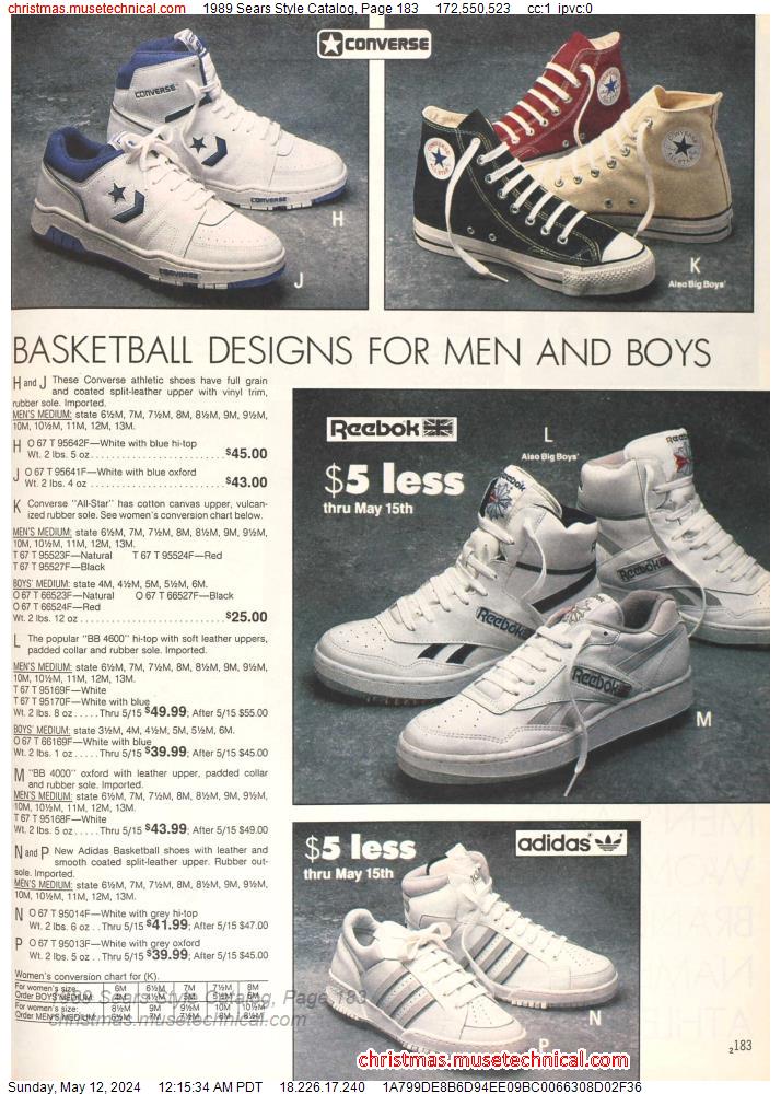 1989 Sears Style Catalog, Page 183