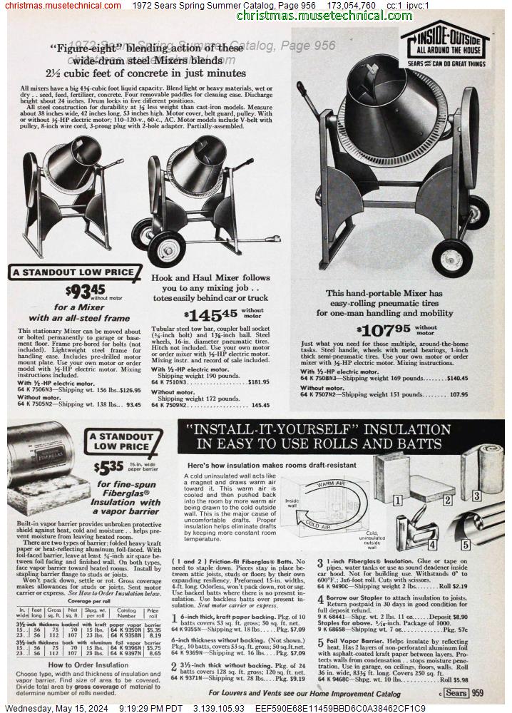 1972 Sears Spring Summer Catalog, Page 956