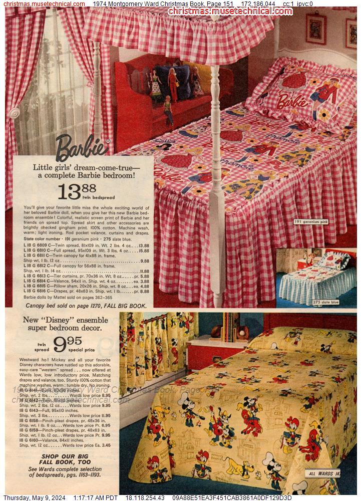 1974 Montgomery Ward Christmas Book, Page 151