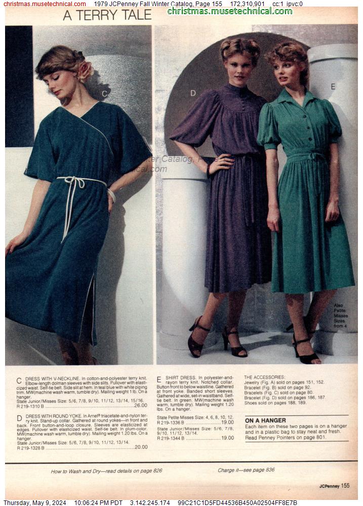 1979 JCPenney Fall Winter Catalog, Page 155