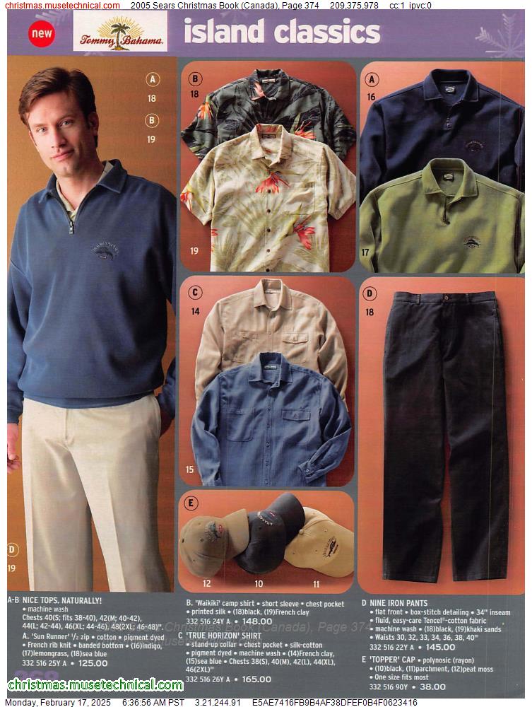 2005 Sears Christmas Book (Canada), Page 374