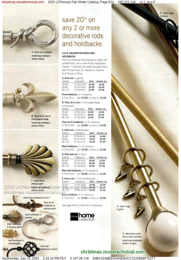 2003 JCPenney Fall Winter Catalog, Page 814