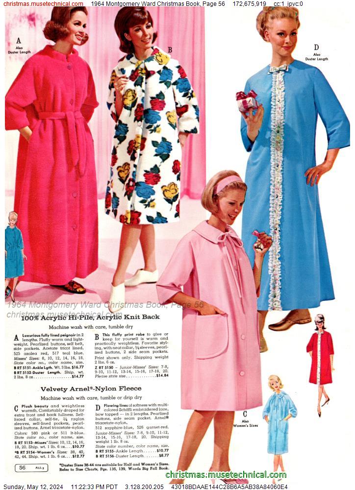 1964 Montgomery Ward Christmas Book, Page 56