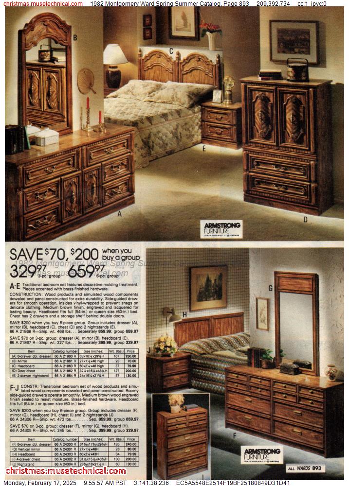 1982 Montgomery Ward Spring Summer Catalog, Page 893