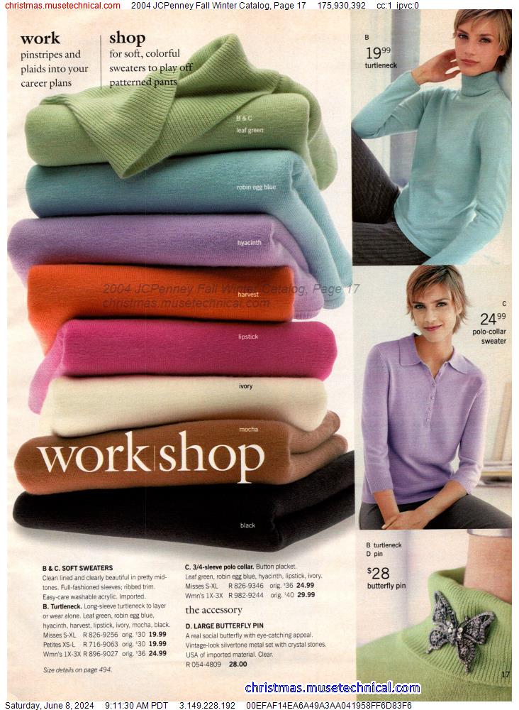 2004 JCPenney Fall Winter Catalog, Page 17