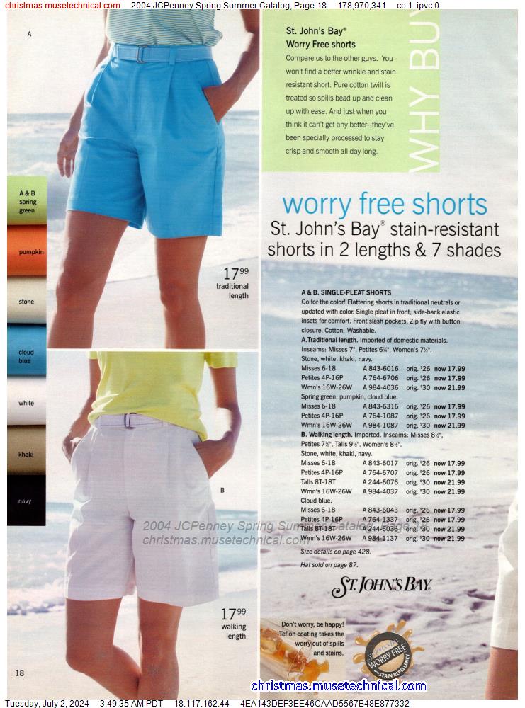 2004 JCPenney Spring Summer Catalog, Page 18