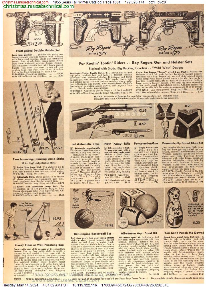 1955 Sears Fall Winter Catalog, Page 1084