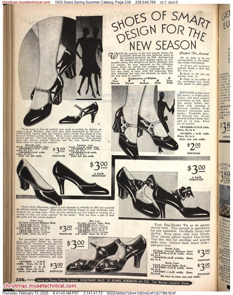 1930 Sears Spring Summer Catalog, Page 238