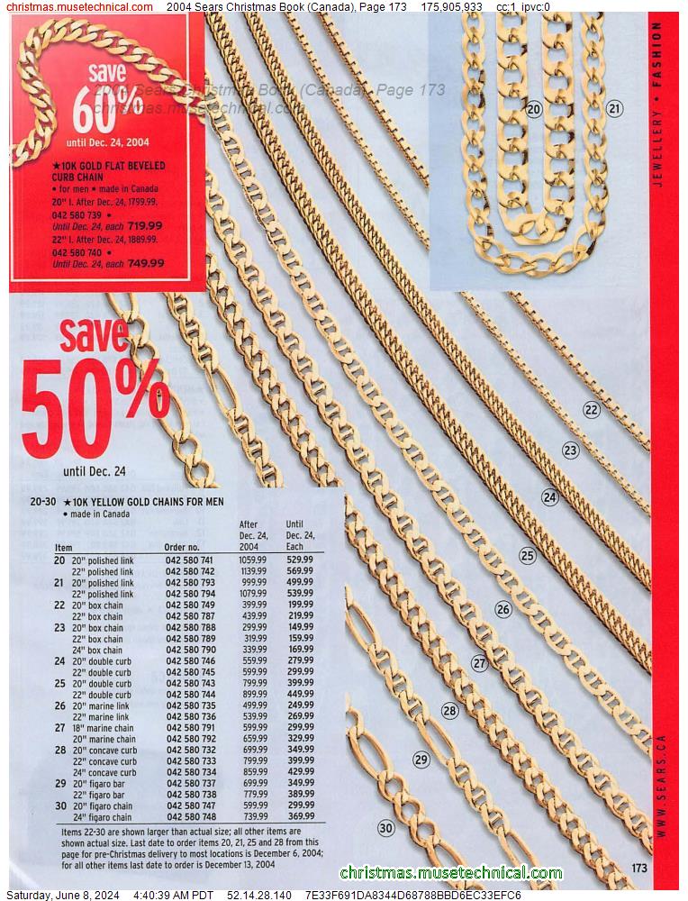 2004 Sears Christmas Book (Canada), Page 173