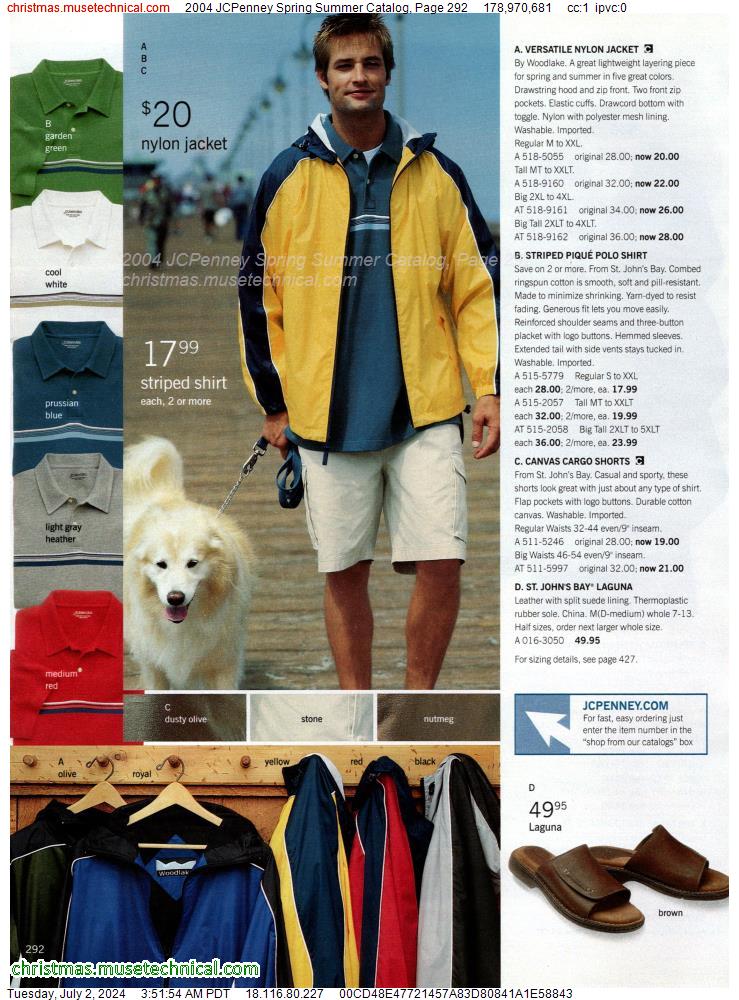 2004 JCPenney Spring Summer Catalog, Page 292