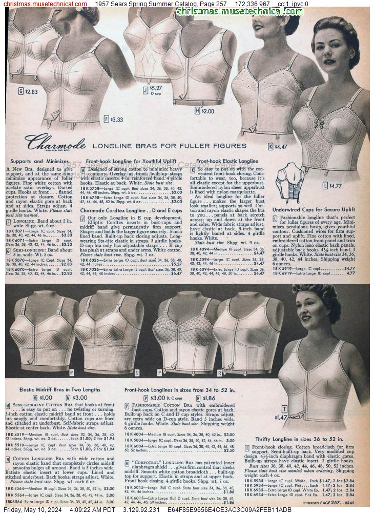 1957 Sears Spring Summer Catalog, Page 257