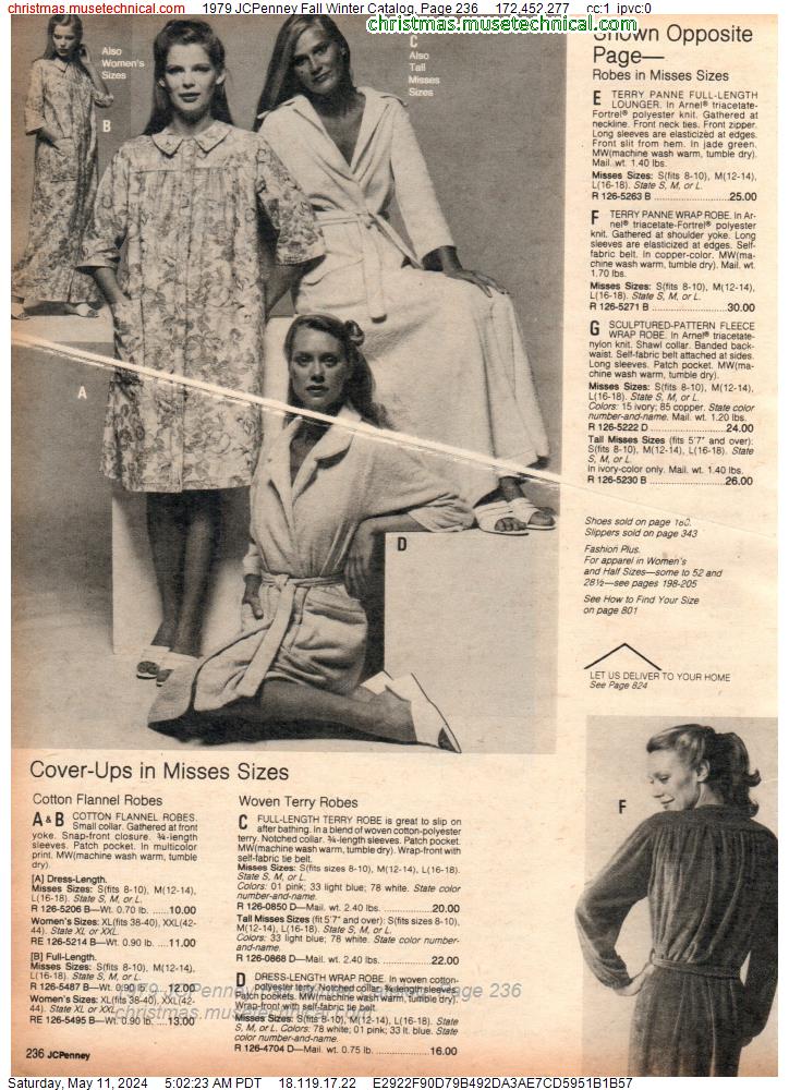 1979 JCPenney Fall Winter Catalog, Page 236
